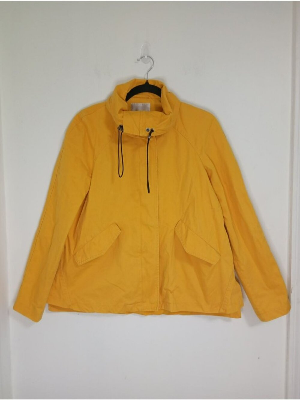 Zara Trafaluc Jacket High Collar Drawstring Women M Casual Lightweight Outerwear